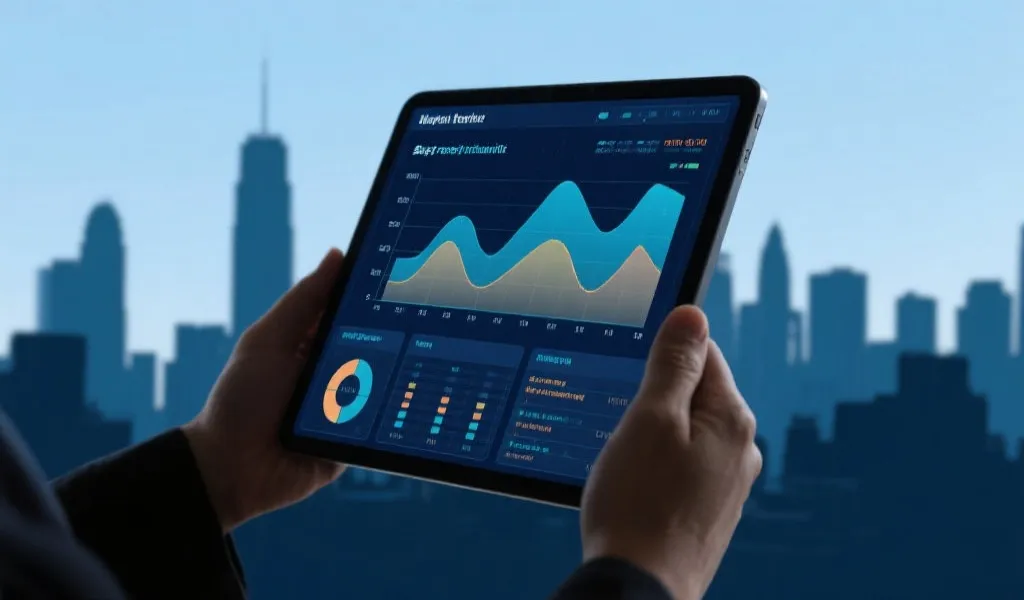 数据分析师通过可视化图表解读预测计划